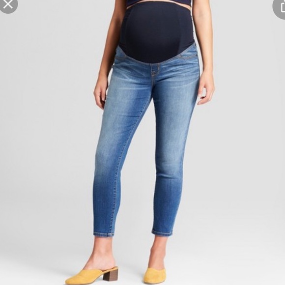 Isabel Maternity by Ingrid & Isabel Denim - 🎉 Isabel maternity overthebelly skinny crop 18/34